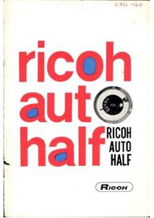 Ricoh Auto Half manual. Camera Instructions.